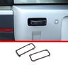 ABS Black For Land Rover Defender 90 110 2020-23 Car Interior Central Control Protection Cover Decorative Patch Car Accessories