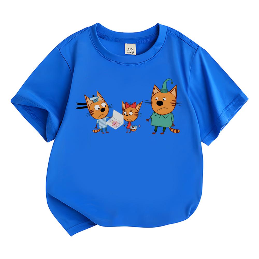 Kid-e-cats Baby Girls T-SHIRT Summer Short Sleeve Soft 100% Cotton Cartoon Children's Pink Tops Toddler Kids Clothing anime T-shirt Cute T-shirt