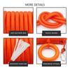 Water Floating Lifesaving Rope Strong Reflective Emergency Life Saving Rope with Bracelet/Hand Ring for Swimming Boating Fishing