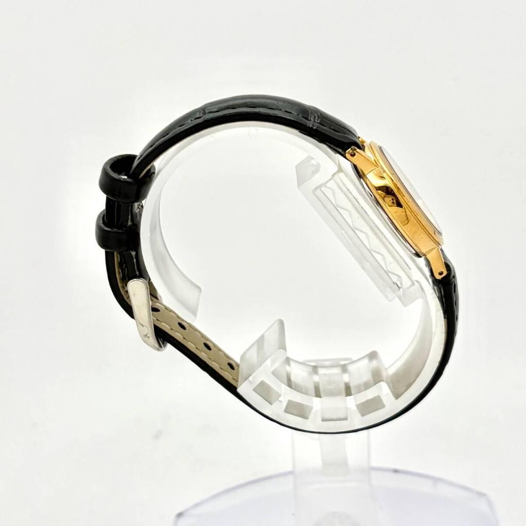 Used [New Battery] SEIKO SPIRIT Ladies Watch Gold 4N21-0640 320282 New Belt