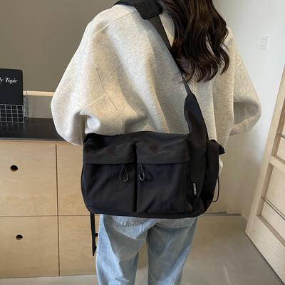 Japonská velkokapacitní dojížděcí taška crossbody taška dámská 2025 nová velkokapacitní studentská ležérní jednoduchá módní taška přes rameno