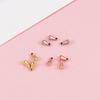 Stainless Steel Water Drop Pendant: 3*6mm DIY Necklace Accessory