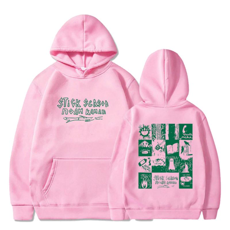 

Noah Kahan Stick Season Hoodie 2023 World Tour Long Sleeve Streetwear Жінки Чоловіки Толстовка з капюшоном Хіп-хоп одяг L