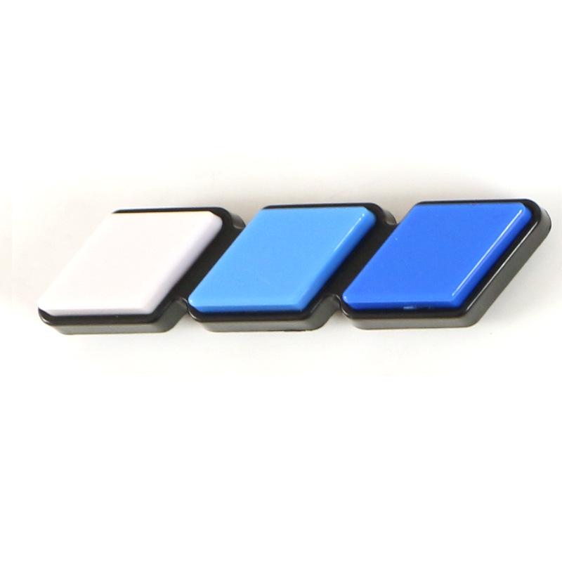 Tricolor Metal Grille Badge for Tacoma & 4Runner Car Modifications