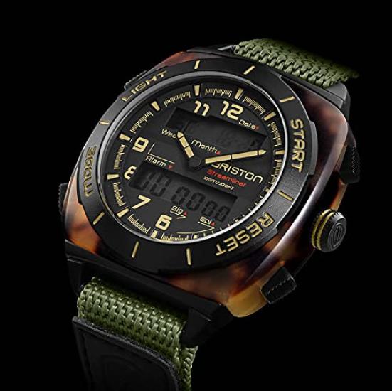 Briston STREAMLINER Acetat KHAKI Streamline Streamline Adventure Khaki Grün Armee ADVENTURE/Uhr -