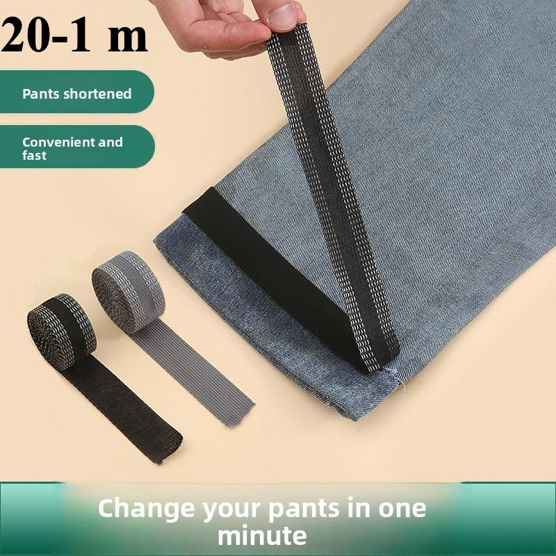 20-1m Self-Adhesive Pants Hem Tape, No-Sew Hemming Tool for Pants & Sleeves, Quick Length Alteration Fix