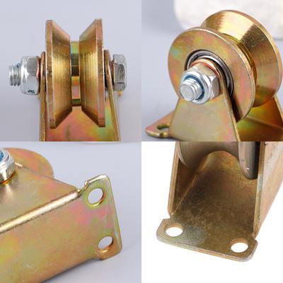 Koleso s drážkou V/U 1,2/2/2,5" kolieska Kolieska s posuvnými bránami Pevný valec pre veľké zaťaženie pre rolovacie brány