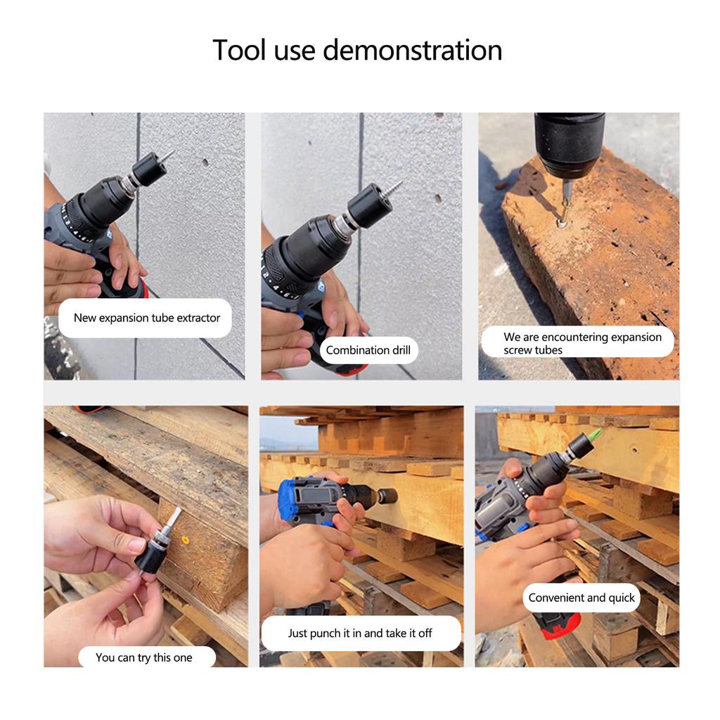 Extractor de șuruburi cu tub de expansiune pentru șuruburi și prezoane deteriorate și rupte cu designuri reglabile pentru utilizare multifuncțională