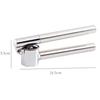 Stainless Steel Garlic Press Squeezer Masher Juicer Kitchen Tool