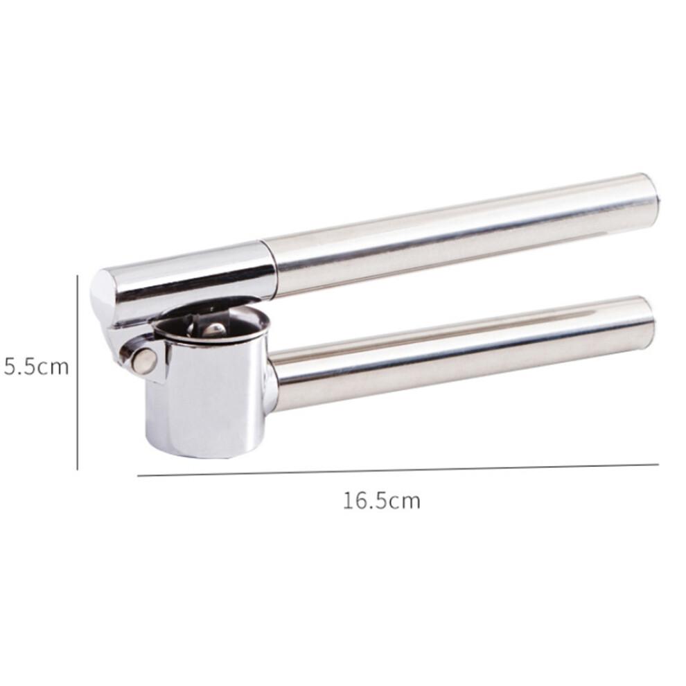 Stainless Steel Garlic Press Squeezer Masher Juicer Kitchen Tool