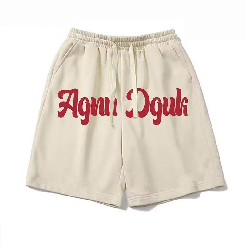 

Повседневные спортивные шорты с буквенным принтом и завязками на шнурке, мужские летние новые повседневные брюки 5XL абрикосовый
