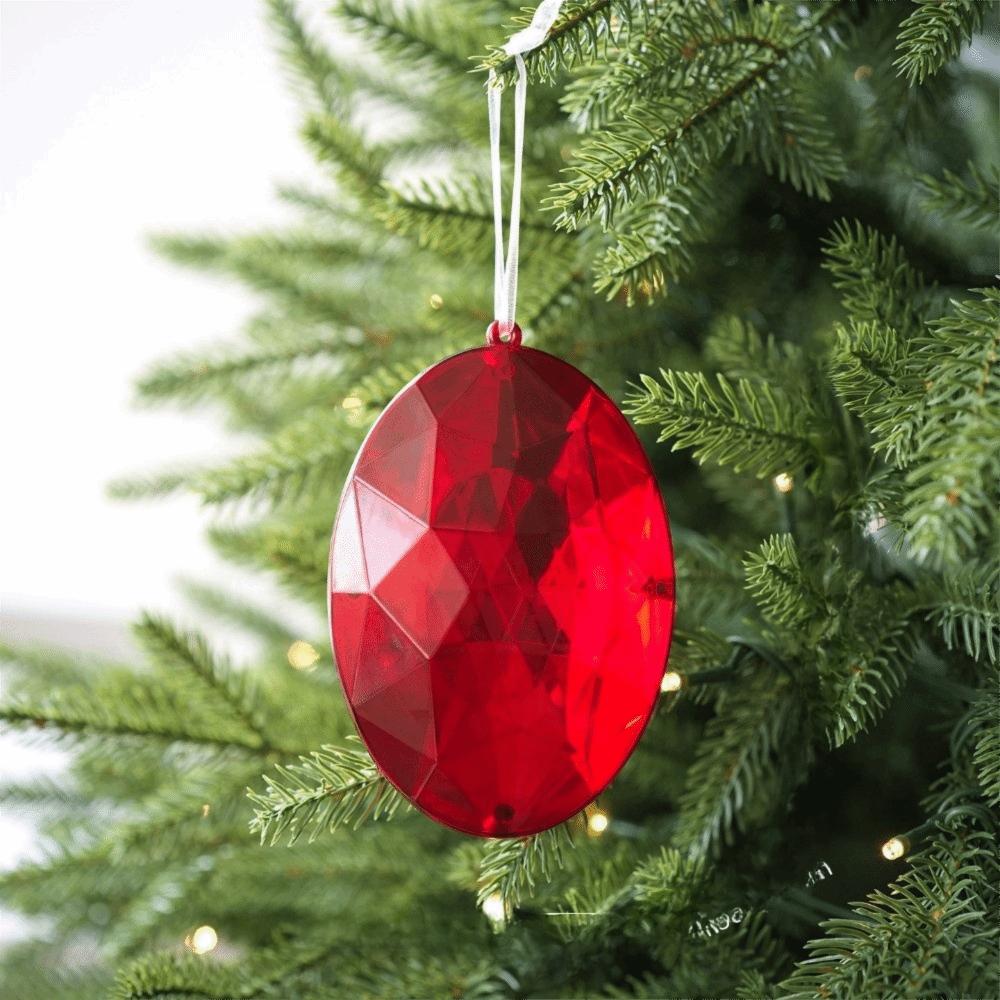 Multicolor Christmas Tree Pendant Color Glitter Christmas Hanging Decoration Festival