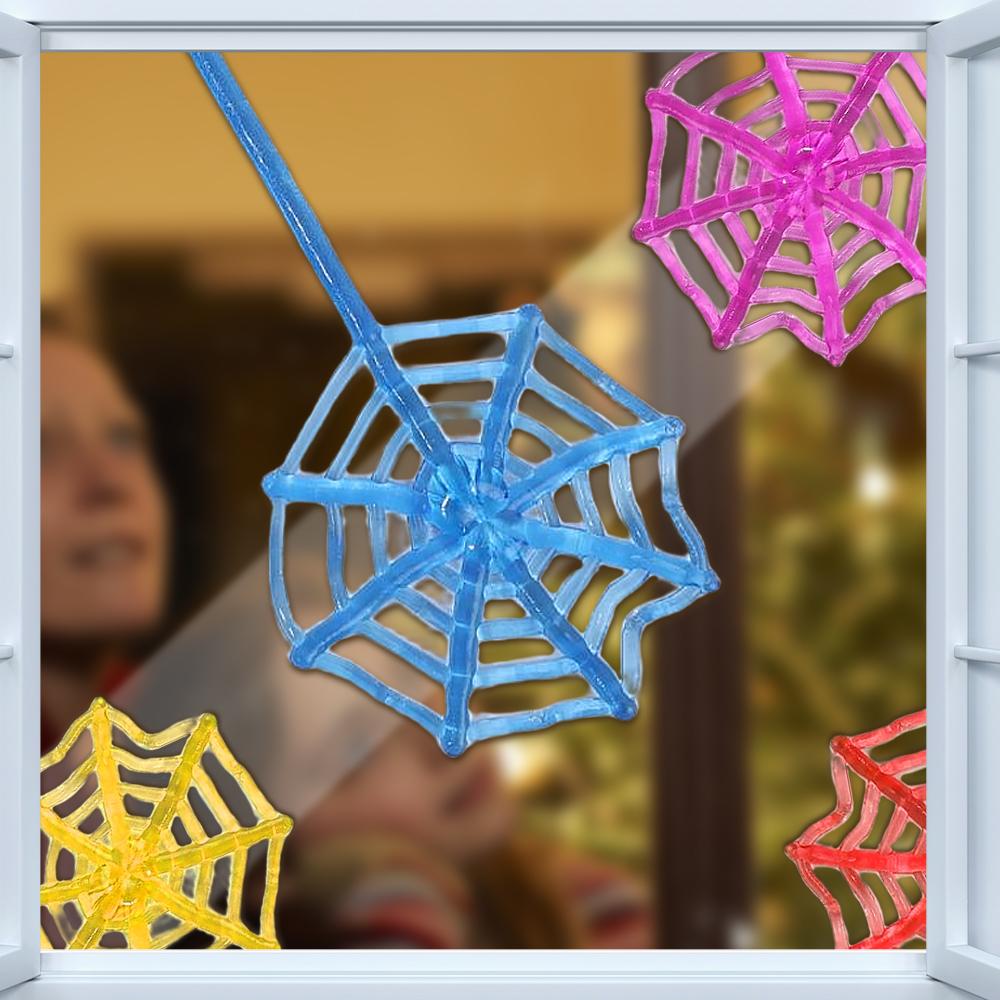 10-30Pcs Fun Kids Birthday Party Favor Mini Sticky Spider Web Toy Gift Bag Giveaway Pinata Filler Halloween Party Supplies Gift