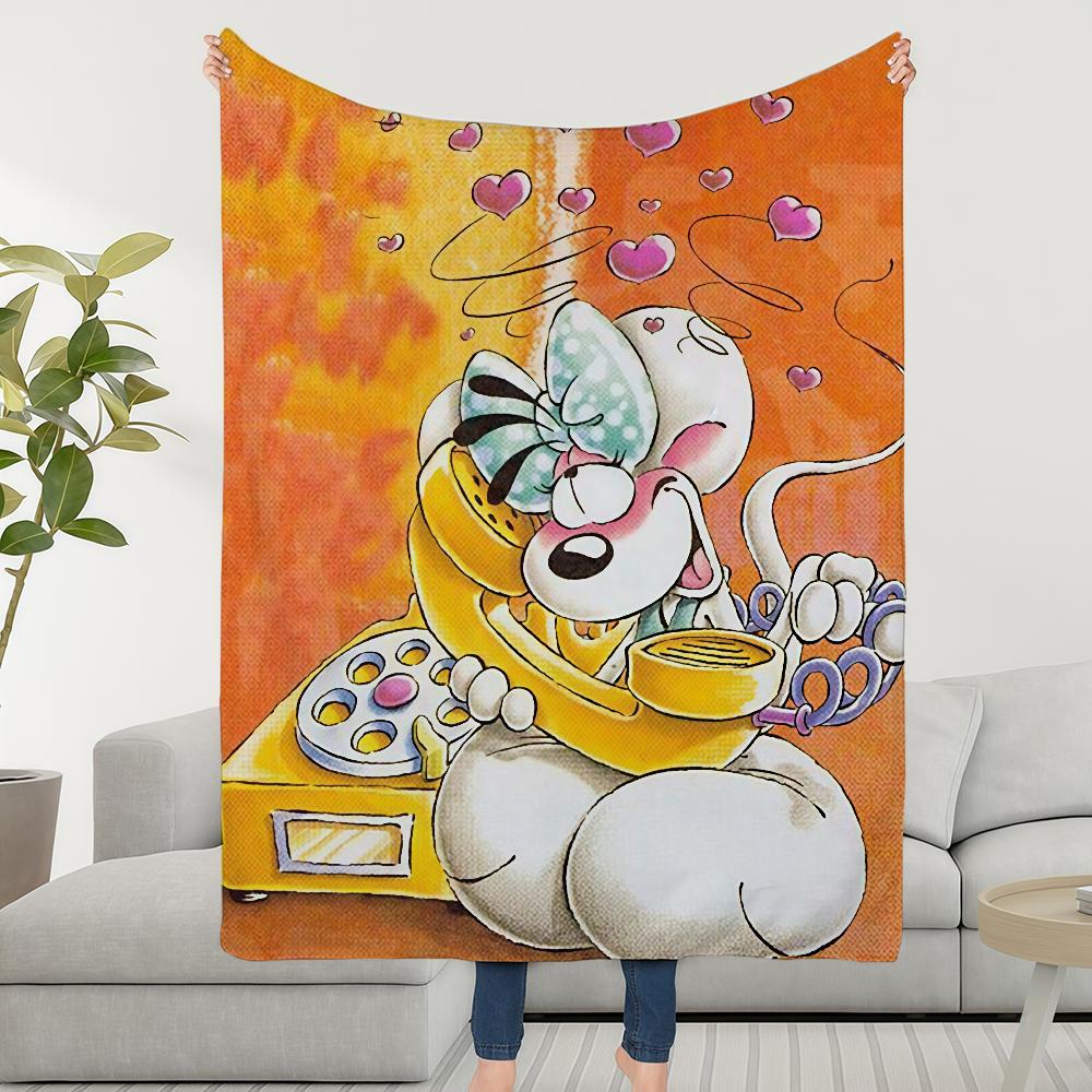 Blanket Throw Super Cosy Plush Living Room Sofa Couch Childish Birthday Cartoon D-DiddlS-ES Cute Gifts