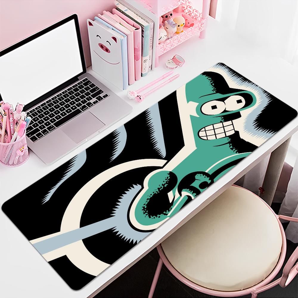 Tappetino Mouse Cartoon F-Futurama Skin Personalizzata Cartoon Anime Tappetino Mouse da Gioco Tappetini Mouse Tastiera Tappetino Scrivania Accessori Camera da Letto