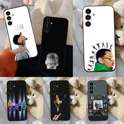 Rapper Chris Brown 11 11 Phone Case For Samsung S24,23,22,30,21,10,9,Ultra,Plus,Lite,FE,5G Black Soft Case