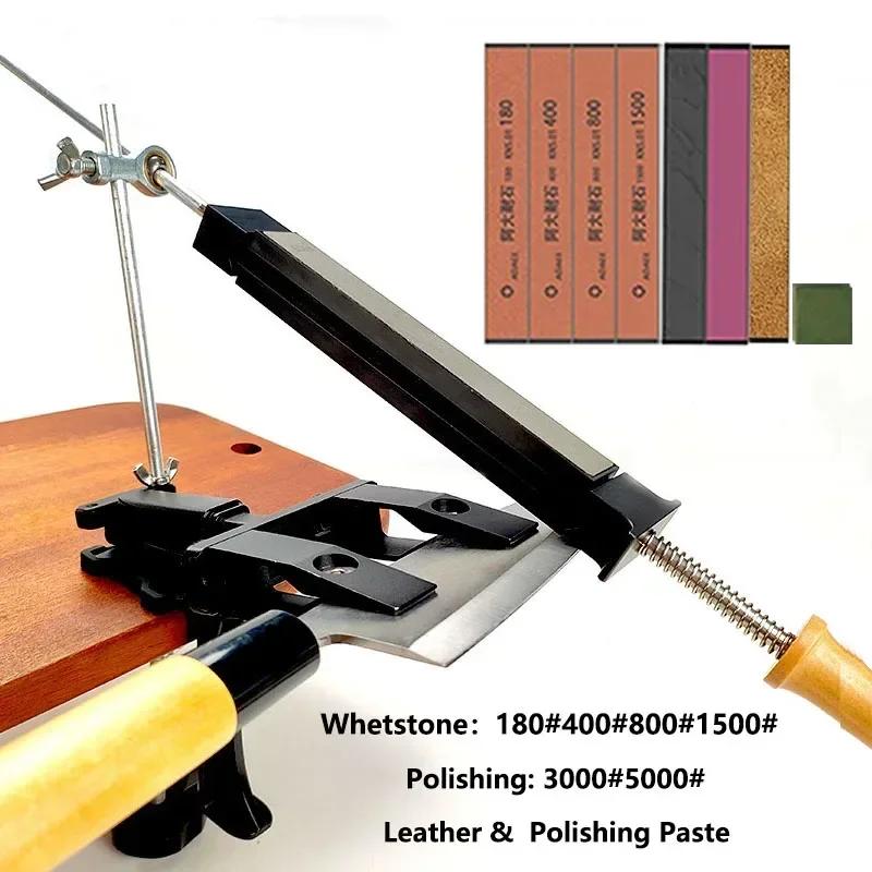 Angle Fixed Knife Sharpener Kitchen Grinding System Honing Diamond Grinder Woodwork Whetstone Knife Sharpening Tool Oilstone