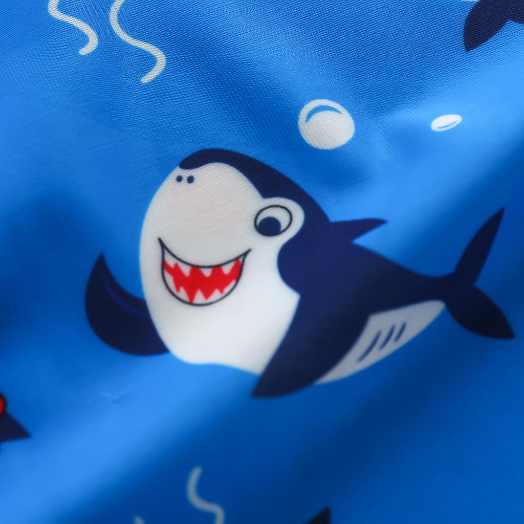0-5years Baby Boys Summer Romper Swimwear Cartoon Shark Patterns Short Sleeve Zipper Swimsuits For Kids Boys Shark Bathing Suit