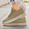 Fashion Autumn Men Fashion Brand Top Layer Leather Lace Up Casual Board Shoes High-quality Men Outdoor Comfortable Sports Leather Shoes