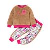 Kids Cartoon Casual Fashion Outfit Set Long Sleeve Top & Pants