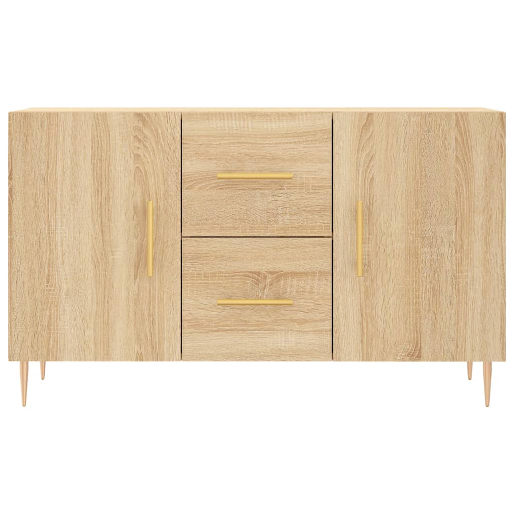 Vidaxl Komoda, Dąb Sonoma, 100X36X60 Cm, Materiał Drewnopochodny