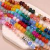 Bohemian Colorful Natural Stone Beaded Bracelets for Women Y2K Handmade Beads Wrist Jewelry Summer Beach Gift Accessories