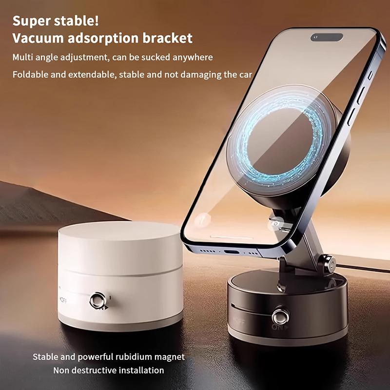1 Sada Vakuový Držák s Přísavkou Magnetický Skládací Držák Mobilního Telefonu do Auta Pro Telefon/ Android DIY Příslušenství