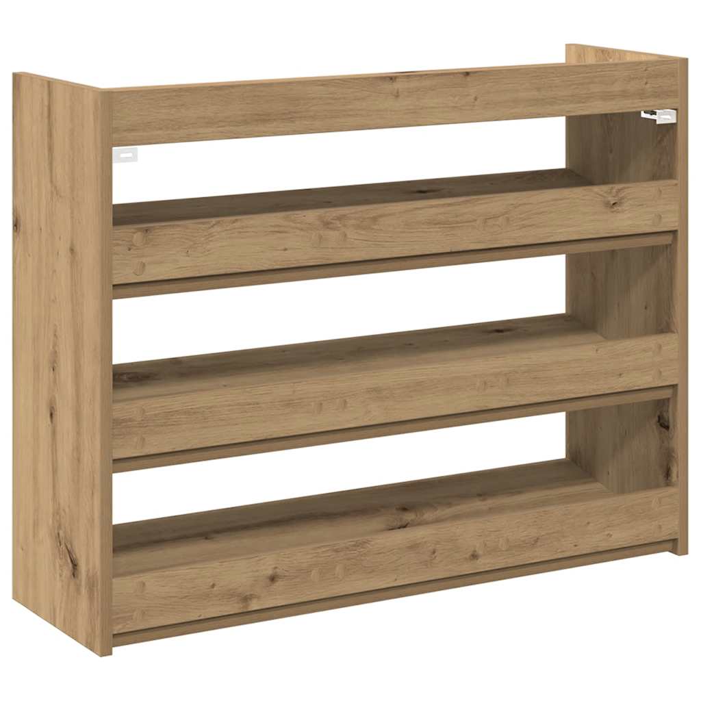 Shoe Rack Artisan Oak 80 x 25 x 62 cm Particleboard