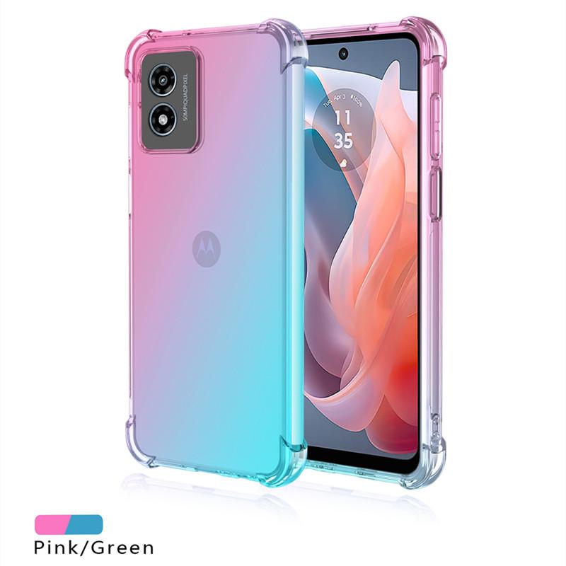 Shockproof Gradient TPU Case for Motorola Moto G Power 2025 G Play 2024 G Stylus 5G 2023 Protective Cover Funda Coque