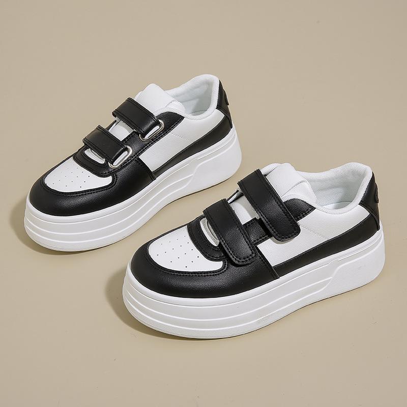 Spring Autumn New Sports Leisure White Shoes for Female Students Versatile Simple Comfortable Durable Board Shoes
