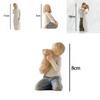 Premium American Family Statue Figurine Creative Wedding Gift Home Office Decor