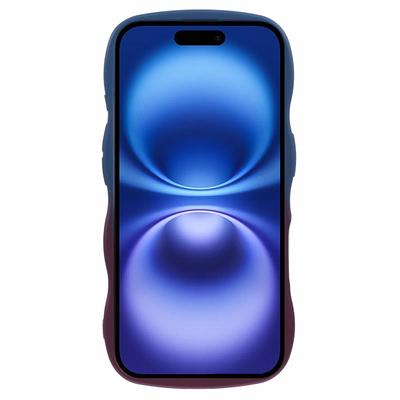 JTW Series for iPhone 16 TPU Phone Case Gradient Color Rubberized Cover