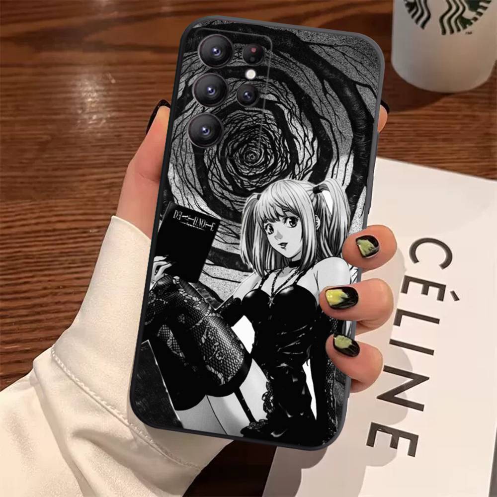 Misa anime D-Death N-Note Case For Samsung Galaxy Case S25 S23 S22 S21 S30 S20 S10 Ultra Plus FE TPU Soft Cover