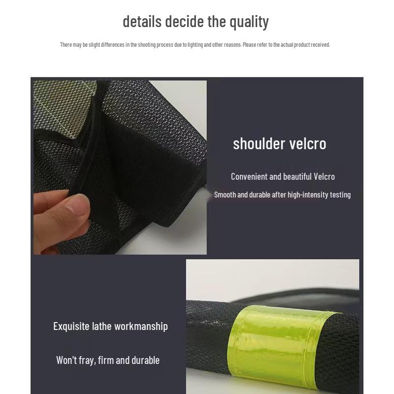 High-Visibility Reflective Vest for Construction, Cycling, and Road Safety