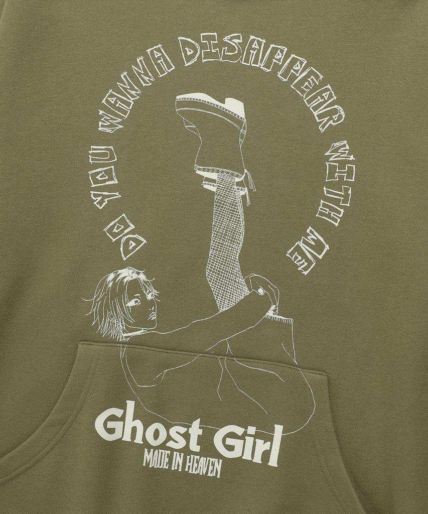 Ghost Girl Hoodie_Olive(Ng2Efum406A)