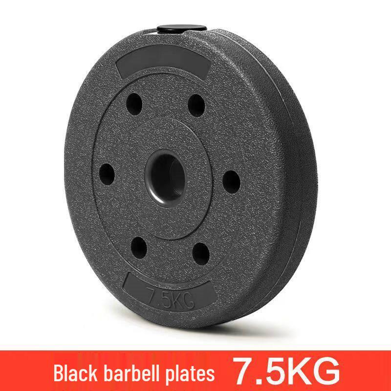 Universal Rubber-Coated Weight Plates for Home Fitness & Weightlifting