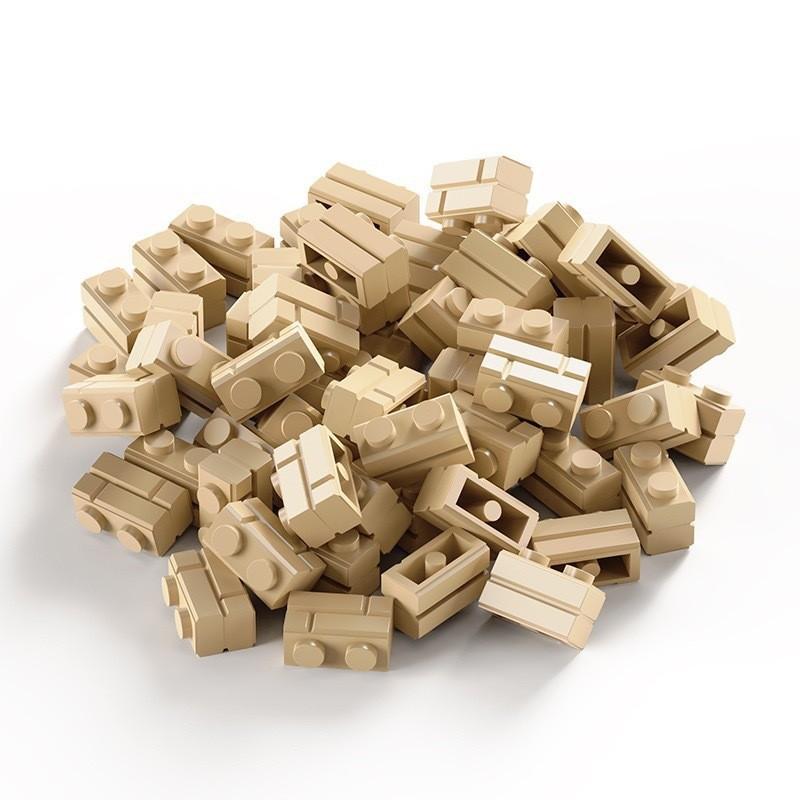 Doll Scene With Anti-Aircraft Maxine Anti-Aircraft Heavy Machine Gun Mortar Assembly Building Block