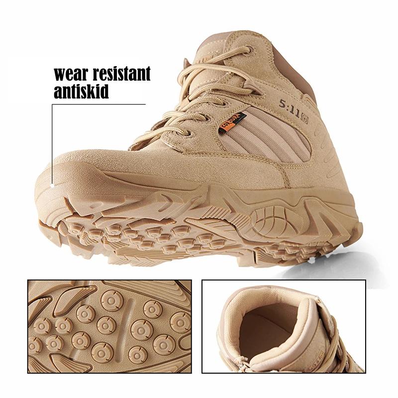 Men's Boots Winter Combat Shoes For Men Outdoor Sport Climb Mountains Cross Country Men Sneakers Sapatos Masculinos