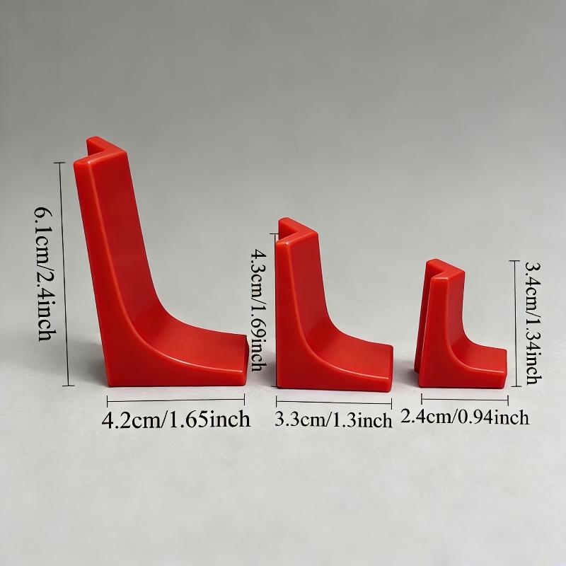 3-Pack Hole Drilling Guide Rails With V-Groove Fit Design | Square Positioning Tool More Durable Than Round Rails