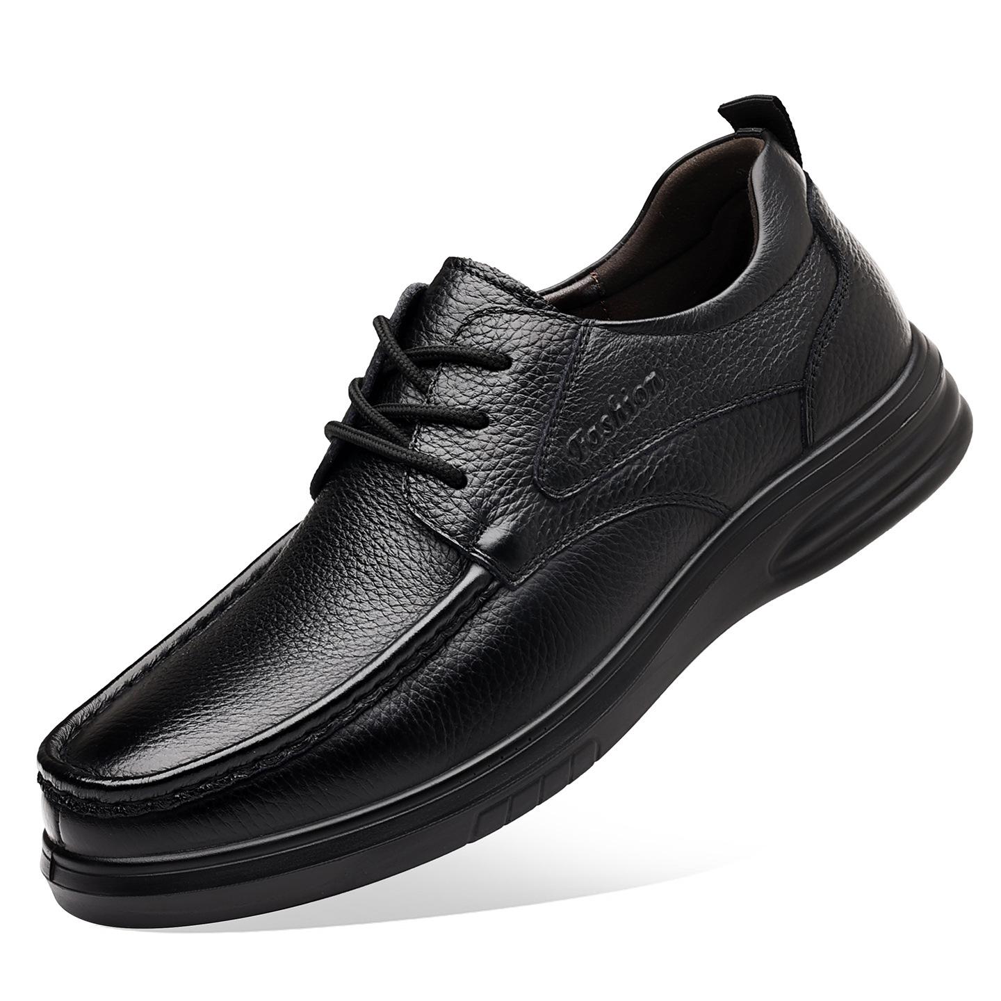 

Men s leather shoes 2026 new formal business casual shoes black British top breathable cowhide men s shoes 38 чёрный