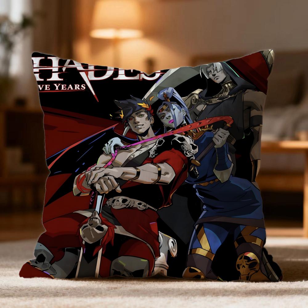 Fashion HHadesed Cushion Cover Soft Washable Pillow Case Multi-Scene for Couch Bed Travel Office Use