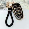 6 7 Buttons Tpu Car Key Cover Auto Shell Fob Case Keychain For Hyundai Santa Fe Tucson  Nexo Nx4 Atos Solaris Prime