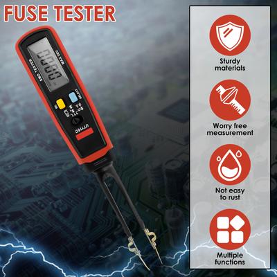 Testeur de fusible à dessin Moniteur de fusible multifonctionnel Testeur de circuit alimenté par batterie Outil de test de circuit d'alimentation automobile réutilisable