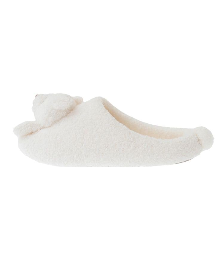 Maison de Fleur Polar Bear Room Shoes, Ivory, Size F, 08000528100