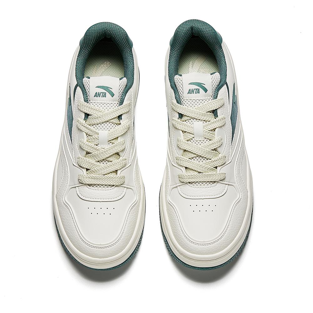 Anta Street Fun 2 Casual Lightweight High Top Sneakers Men Sneakers White Green 912518077-11