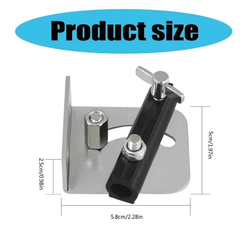 2Pcs Professional Repair Snares Drum Strap Rack Screws Drum Mounting Adapter Screws Drum Accessory for Instrument Lovers