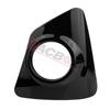 Car Front Left Right Fog Light Lamp Trim Cover Bezel Frame for Toyota Corolla S 2014 2015 2016 Parts Replacement Glossy Black
