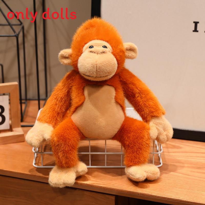 Rainforest Monkey Plush Toy With Soft Cotton Filling For Kids And Collectors