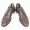 Vintage 80er-90er FOOT JOY Leder Lochmuster Kappe Zehenkappe Kleid Business Schuhe Größe 27.5 Braun(GEBRAUCHT)