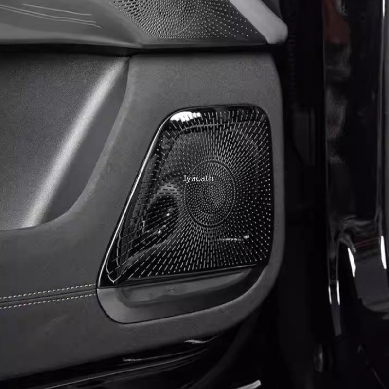For Zeekr 7X 2024 2025 4door Horn Cover Door Front Column Roof Rear Trunk Speaker Sound Frame Audio Panel Decor Car Accessories